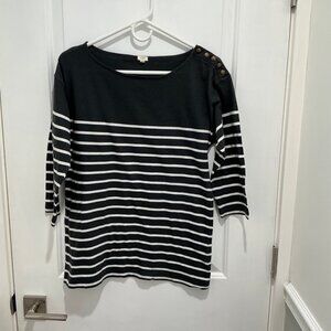 J.Crew Crewneck, women long sleeves Tee, excellent condition, size S